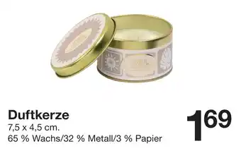 Zeeman Duftkerze Angebot