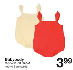 Zeeman Babybody Angebot