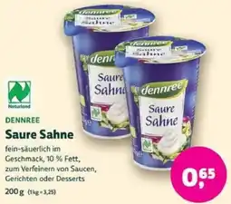 Biomarkt DENNREE Saure Sahne Angebot