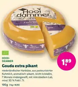 Biomarkt HOOI- DAMMER Gouda extra pikant Angebot