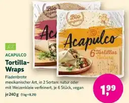 Biomarkt ACAPULCO Tortilla- Wraps Angebot