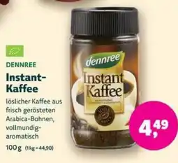 Biomarkt DENNREE Instant- Kaffee Angebot