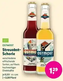 Biomarkt OSTMOST Streuobst- Schorle Angebot