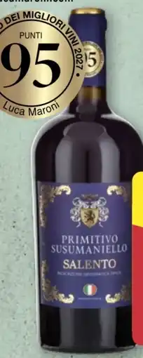 Aldi Nord PavoNero Primitivo Susumaniello Salento Angebot