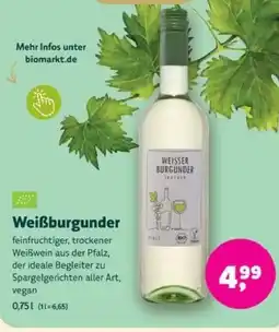 Biomarkt Weißburgunder Angebot