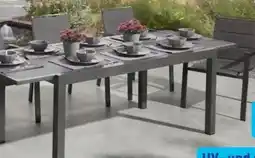 Aldi Nord Belavi Aluminium-Glas-Ausziehtisch Angebot