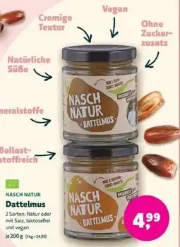 Biomarkt NASCH NATUR Dattelmus Angebot