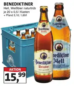 Lösch Depot BENEDIKTINER Hell, Weißbier naturtrüb Angebot