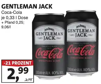 Lösch Depot GENTLEMAN JACK Coca-Cola Angebot