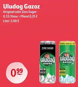 Getränke Hoffmann Uludag Gazoz Original oder Zero Sugar Angebot