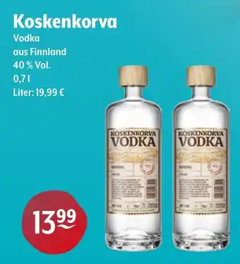 Getränke Hoffmann Koskenkorva Vodka Angebot