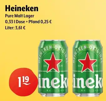 Getränke Hoffmann Heineken Pure Malt Lager Angebot