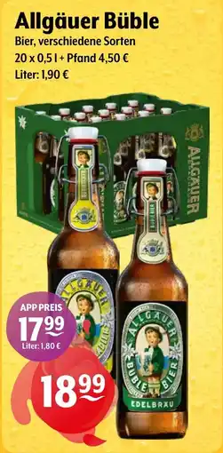 Getränke Hoffmann Allgäuer Büble Bier Angebot