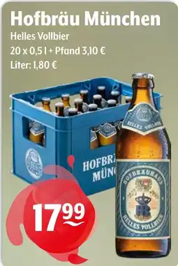 Getränke Hoffmann Hofbräu München Helles Vollbier Angebot