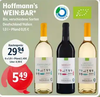 Getränke Hoffmann Hoffmann's WEIN:BAR Angebot