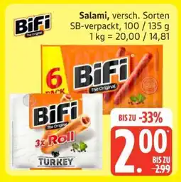 Edeka BiFi Salami Angebot