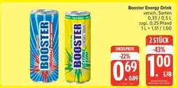 Edeka Booster Energy-Drink Angebot