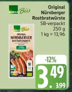 Edeka Original Nürnberger Rostbratwürste Angebot