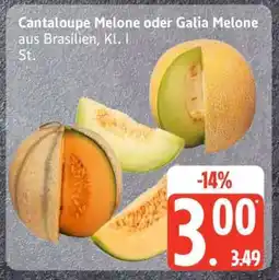 Edeka Cantaloupe Melone oder Galia Melone Angebot