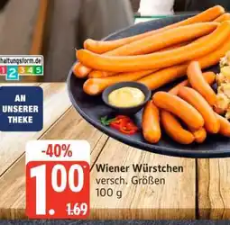 Edeka Wiener Würstchen Angebot
