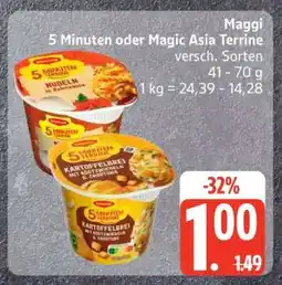 Edeka Maggi 5 Minuten oder Magic Asia Terrine Angebot