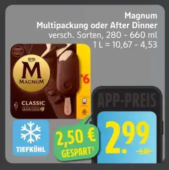 Edeka Magnum Multipackung oder After Dinner Angebot