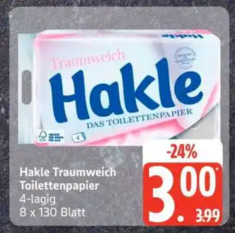 Edeka Hakle Traumweich Toilettenpapier Angebot