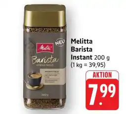 Edeka Melitta Barista Instant 200 g Angebot