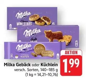 Edeka Milka Gebäck oder Küchlein Angebot