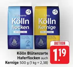 Edeka Kölln Blütenzarte Haferflocken auch Kernige Angebot