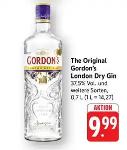 Edeka The Original Gordon’s London Dry Gin Angebot