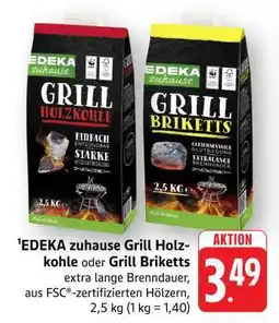 Edeka EDEKA zuhause Grill Holzkohle oder Grill Briketts Angebot