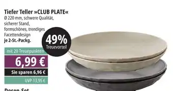 Edeka Tiefer Teller CLUB PLATE Angebot
