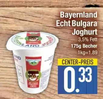 Edeka Bayernland Echt Bulgara Joghurt Angebot