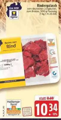 Edeka Rindergulasch Angebot