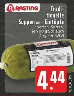 Edeka Rasting Traditionelle Suppen oder Eintöpfe Angebot