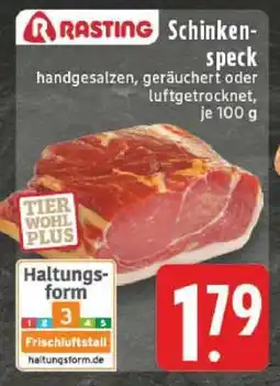 Edeka Rasting Schinkenspeck Angebot
