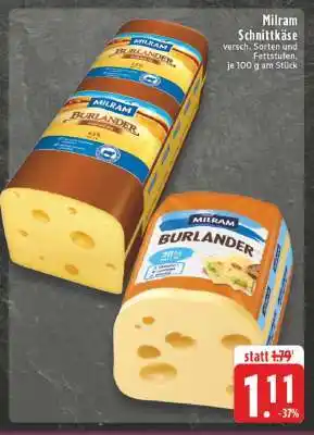 Edeka MILRAM Schnittkäse Angebot