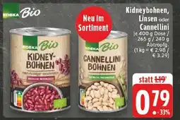 Edeka EDEKA Bio Kidneybohnen, Linsen oder Cannellini Angebot