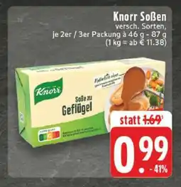 Edeka KNORR Soßen Angebot