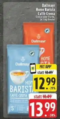 Edeka Dallmayr Home Barista Caffè Crema Angebot