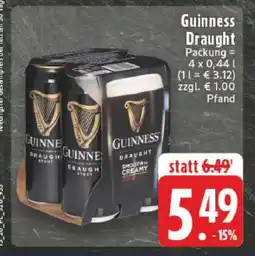 Edeka Guinness Draught Angebot