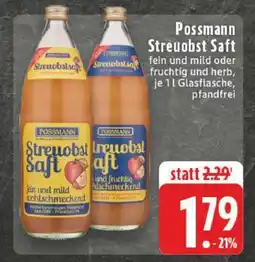 Edeka Possmann Streuobst Saft Angebot