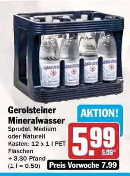 HIT Gerolsteiner Mineralwasser Angebot