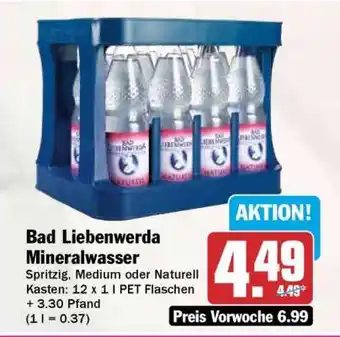 HIT BAD LIEBENWERDA Mineralwasser Angebot