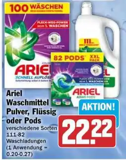 HIT Ariel Waschmittel Pulver, Flüssig oder Pods Angebot