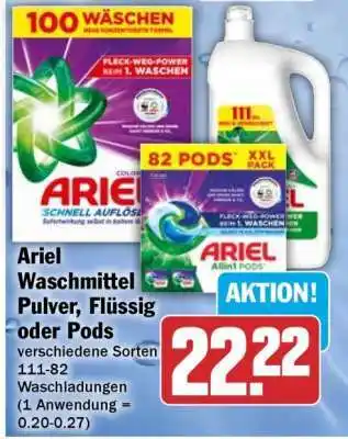 HIT Ariel Waschmittel Pulver, Flüssig oder Pods Angebot