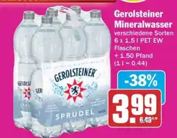 HIT Gerolsteiner Mineralwasser Angebot