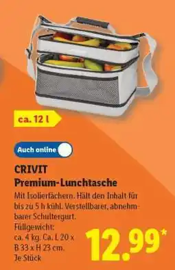 Lidl CRIVIT Premium-Lunchtasche Angebot