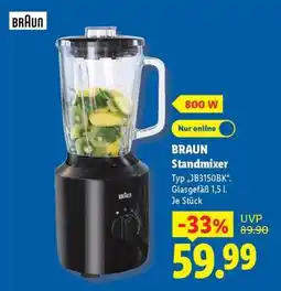 Lidl BRAUN Standmixer Angebot